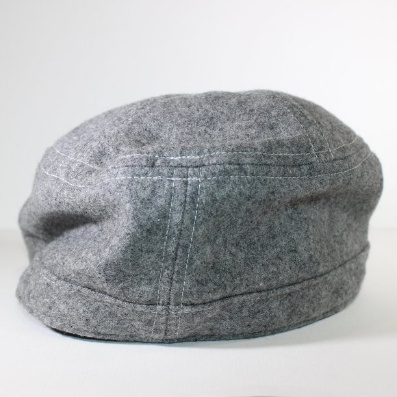 JUICY COUTURE Grey Gray Wool Blend Cap hat - Picture 3 of 8